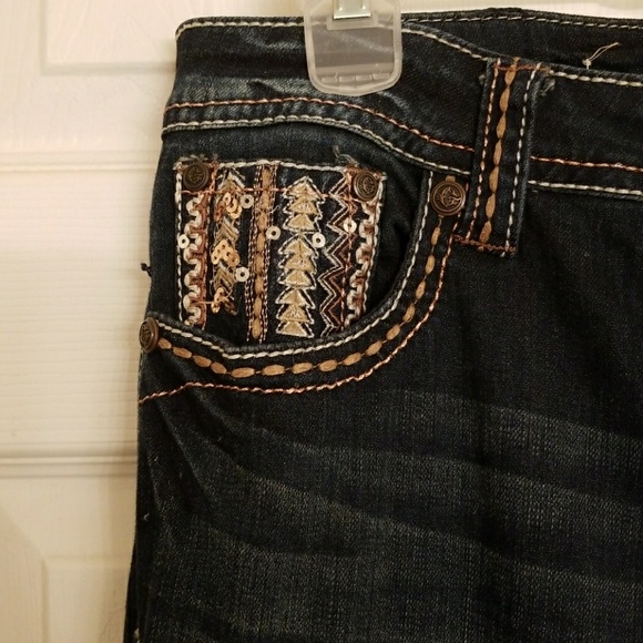 Grace in LA bling bootcut jeans - Picture 3 of 4